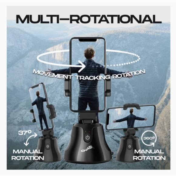 360° Face Tracking Cell Phone Stand - Picture 3 of 6